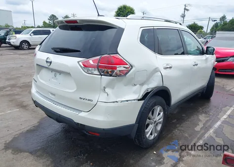 2016 Nissan Rogue Sv из США, поврежденный, VIN KNMAT2MV2GP722536